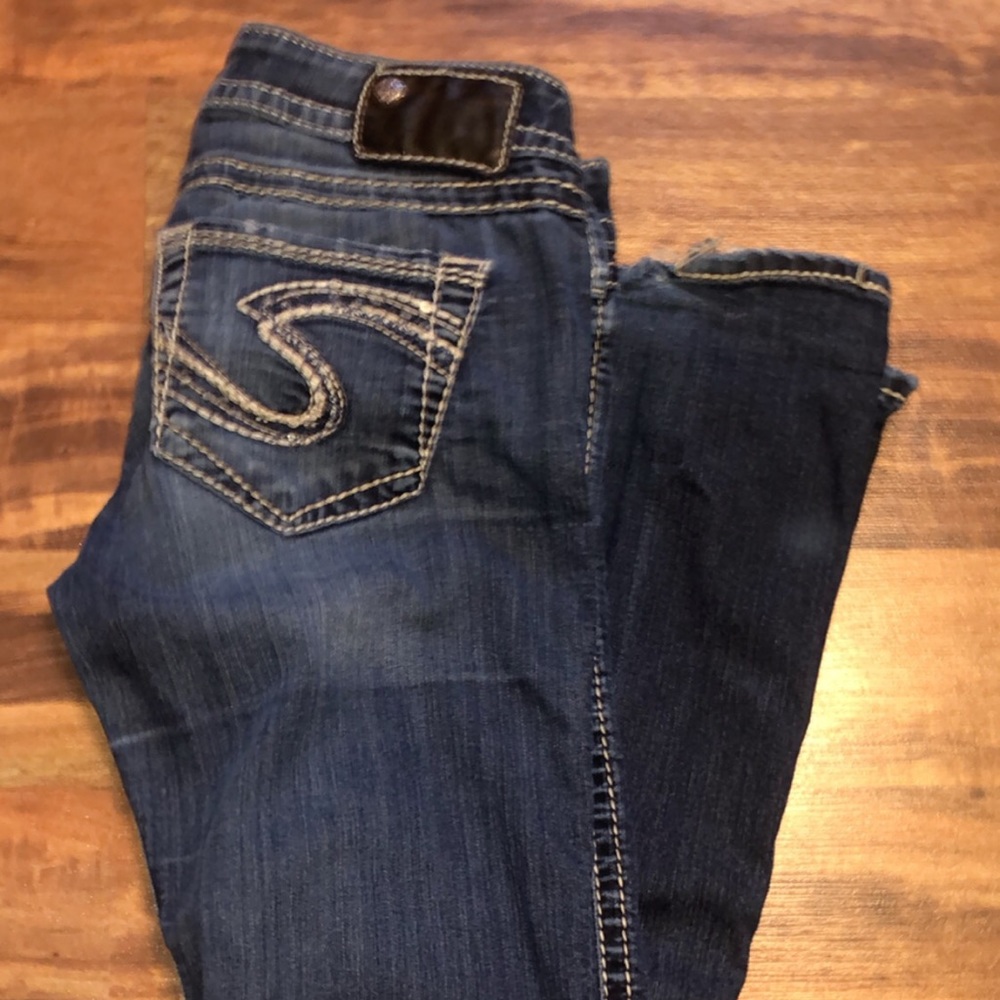 Silver Bootcut Jeans